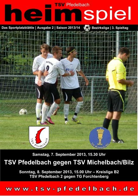 TSV Pfedelbach gegen TSV Michelbach/Bilz