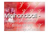 Minihandball - eine Spiele - Wiener Handball Verband
