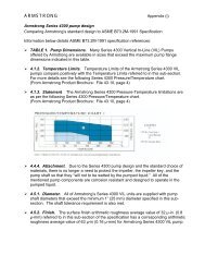 4300 ASME Comparison - Armstrong Pumps