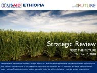 Ethiopia Strategic Review - Feed the Future