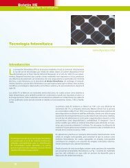 TecnologÃ­a fotovoltaica - Instituto de Investigaciones ElÃ©ctricas