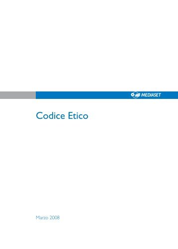 Codice Etico - Mediaset.it