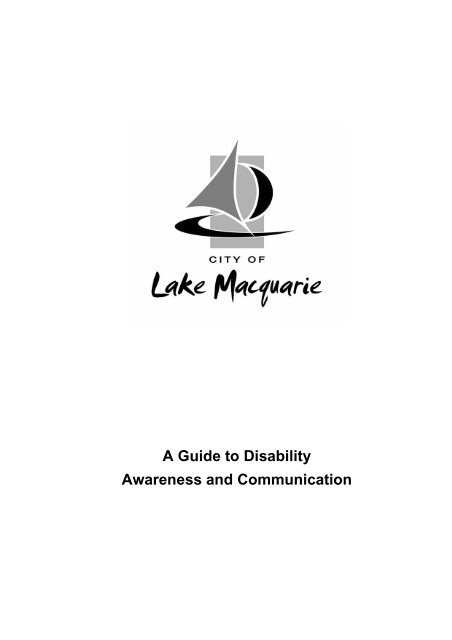 A Guide to Disability Awareness and Communication - Lake ...