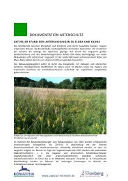 Dokumentation Flora Fauna - eOpinio