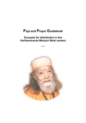 Puja and Prayer Guidebook - Hariharananda Kriya Yoga