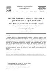 Financial development, structure, and economic ... - ResearchGate