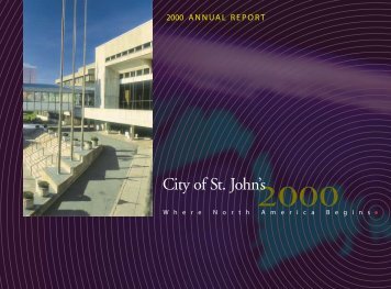 City of St. John's 2000 Annual Report