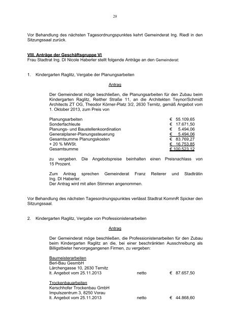 Dateidownload - Stadtgemeinde Ternitz