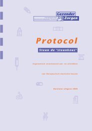 Protocol Steun de 'steunkous' - a+o-vvt