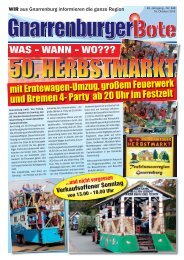 Dieser Artikel stammt aus folgendem ... - WIR Gnarrenburg