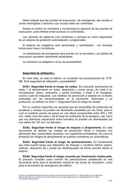 02. Prescripciones tÃ©cnicas proyecto y direcciÃ³n - Navarra