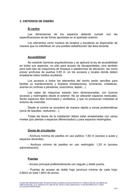 02. Prescripciones tÃ©cnicas proyecto y direcciÃ³n - Navarra