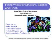 Fining Wines for Structure, Balance and Finish - Viticulture Iowa ...