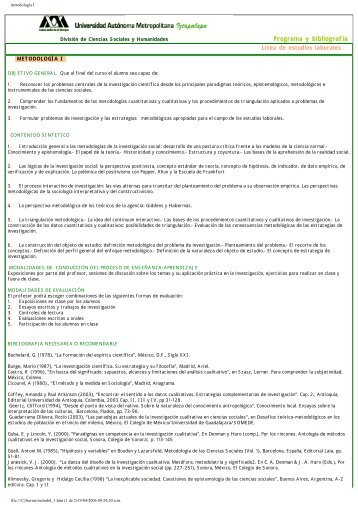 metodologÃ­a I