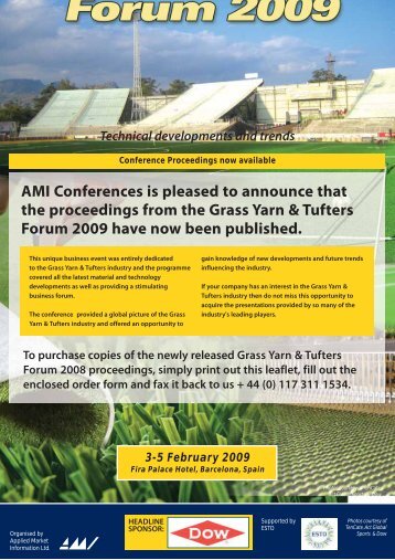 AMI Conferences is pleased to announce that the proceedings from ...