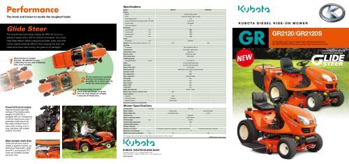 the GR2120 is exactly the right - Kubota (Deutschland) GmbH