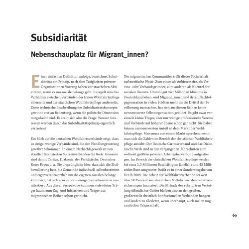 Subsidiarität - Münchner Trichter