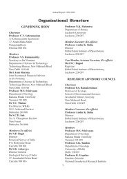 Organisational Structure - Birbal Sahni Institute of Palaeobotany