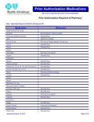 PA List - Arkansas Blue Cross and Blue Shield