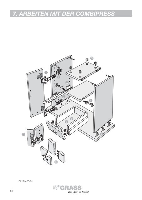 7. arbeiten mit der combipress - Grass