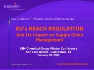 EU's Reach Regulation and Its Impact on Supply Chain Management