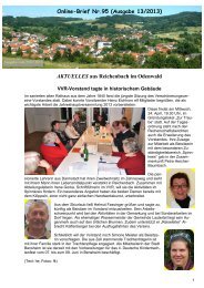 Online-Brief 95 - Verschönerungsverein Reichenbach