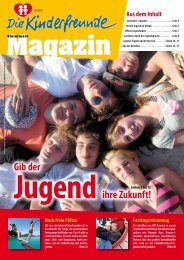 Kinderfreunde Magazin Ausgabe Juli 2011 - Steiermark