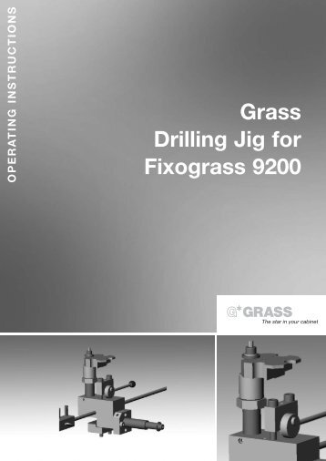 drilling jig for fixograss 9200