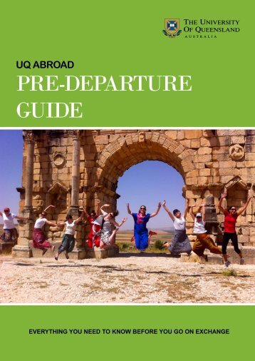 PRE-DEPARTURE GUIDE - University of Queensland