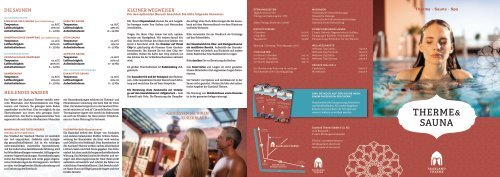 Flyer Therme laden - Saarland Therme