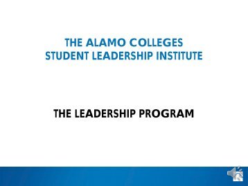 the leadership program - Alamo Colleges