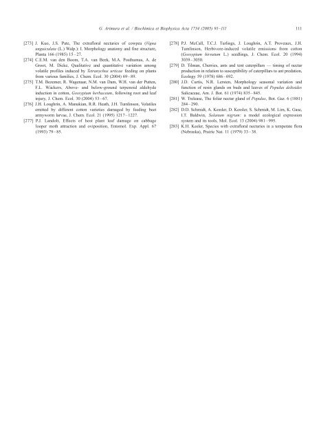 Herbivore-induced, indirect plant defences - UPCH