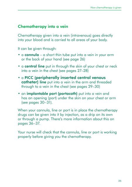 Understanding chemotherapy - Macmillan Cancer