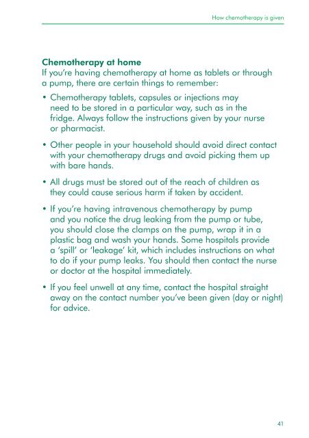 Understanding chemotherapy - Macmillan Cancer