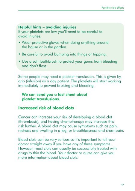 Understanding chemotherapy - Macmillan Cancer