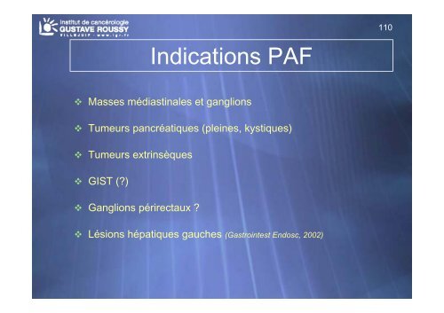 Echo-endoscopie : Particularités et indications