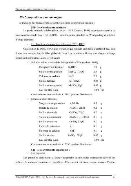 Substances humiques du sol et du compost analyse - Les thÃ¨ses en ...