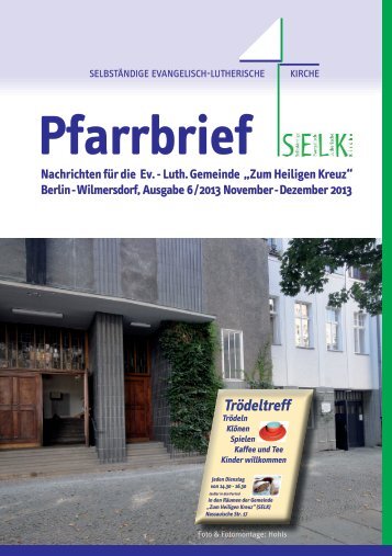 Pfarrbrief November-Dezember - Zum Heiligen Kreuz