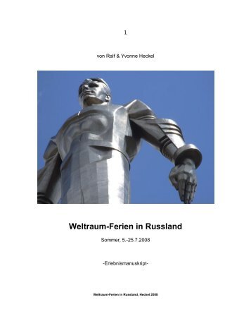 Weltraum-Ferien in Russland