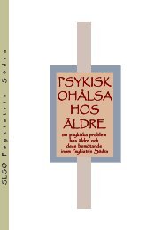 Psykisk ohälsa hos äldre (pdf) - Psykiatri Södra Stockholm