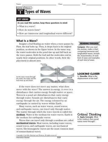 1 Types of Waves - Lower Cape May Regional School District