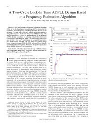 A Two-Cycle Lock-In Time ADPLL Design Based on a Frequency ...