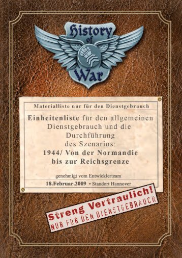 Konstruktionsliste Westfront 1944 als PDF - History of War
