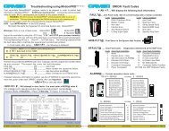 ORION Fault Codes Troubleshooting using MotionPROTM ... - Ormec