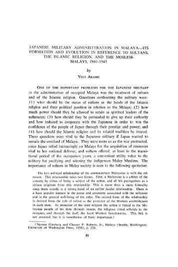 its formation and evolution in reference to sultans, the Islamic religion