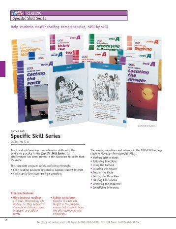 Specific Skill Series - McGraw-Hill Ryerson