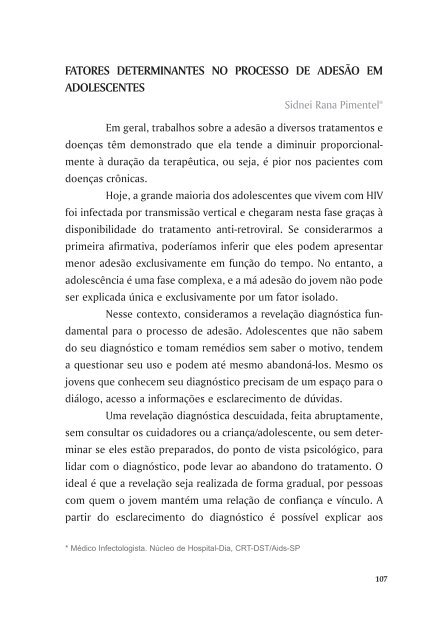 Adesão - Centro de Referência e Treinamento DST/AIDS-SP