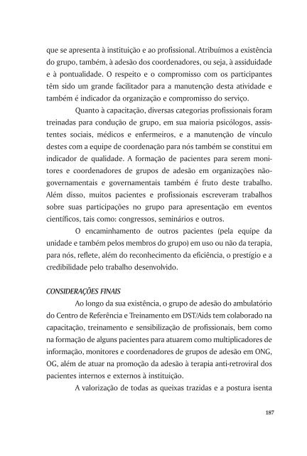 Adesão - Centro de Referência e Treinamento DST/AIDS-SP