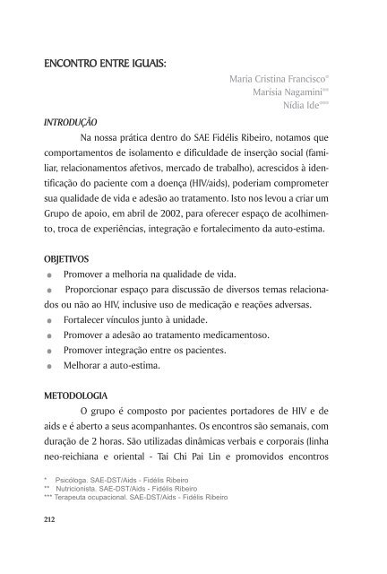 Adesão - Centro de Referência e Treinamento DST/AIDS-SP