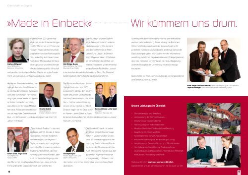 Stadt Einbeck (Wirtschaftsförderung - Einbeck Marketing